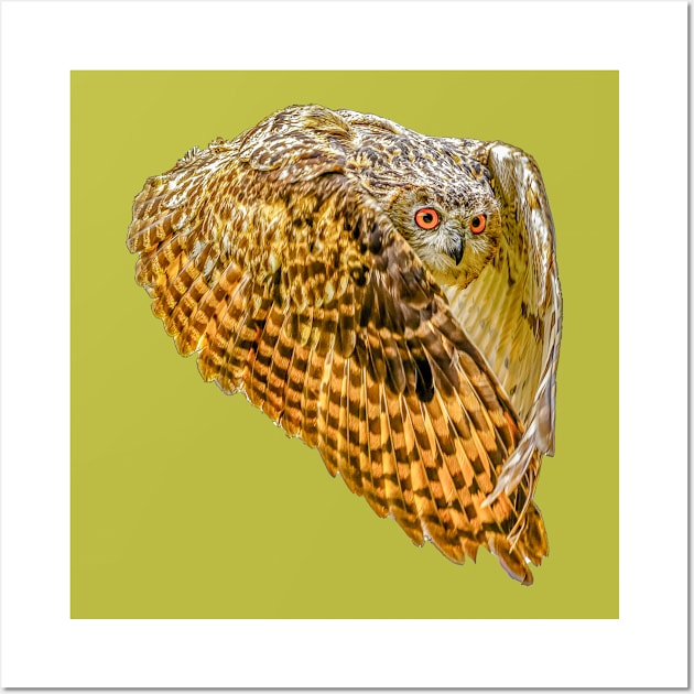 Eagle Owl Wall Art by dalyndigaital2@gmail.com